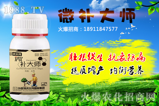 作物缺素危害大，怎么有效補(bǔ)充微量元素？“微補(bǔ)大師”多元素一起補(bǔ)！