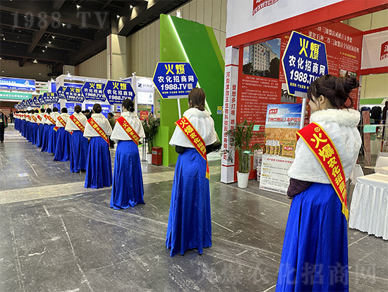 火爆網(wǎng)美女禮儀宣傳隊亮相2024中原農資雙交會！