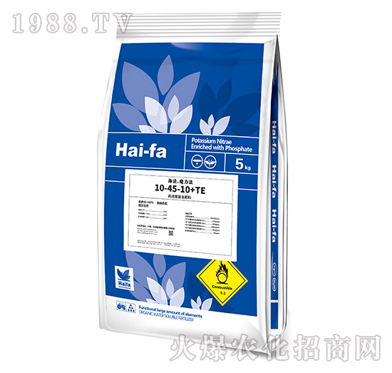 高濃縮復(fù)合肥料10-45-10+TE-海法·魔力法（5kg）-美巴夫