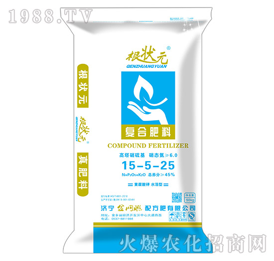 高塔硝硫基復合肥料15-5-25-根狀元-金網(wǎng)聯(lián)