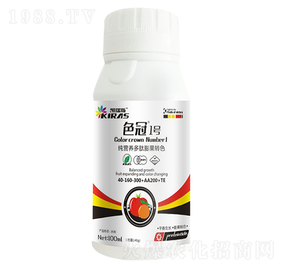 純營養(yǎng)多肽膨果轉色-色冠1號-凱瑞斯