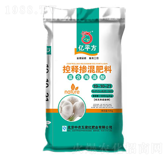 控釋摻混肥料19-10-21-五梁紅