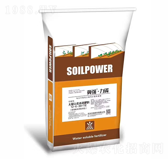 大量元素水溶肥12-6-39+TE-冀強·力碳-禾健