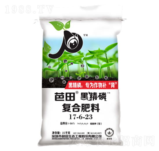 復(fù)合肥料17-6-23-芭田黑精磷-芭田
