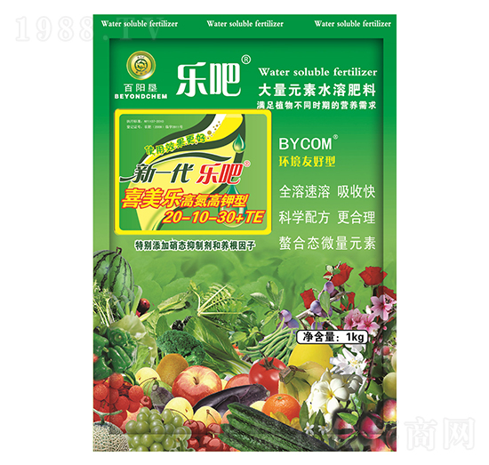 1kg�ߵ�����ʹ���Ԫ��ˮ�ܷ�20-10-30+TE-����ϲ����-���(y��ng)��