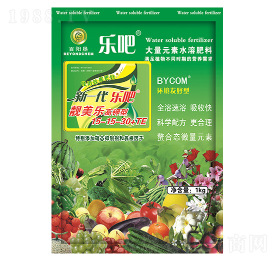 1kg����ʹ���Ԫ��ˮ�ܷ�15-15-30+TE-��(l��)���n����(l��)-���(y��ng)��