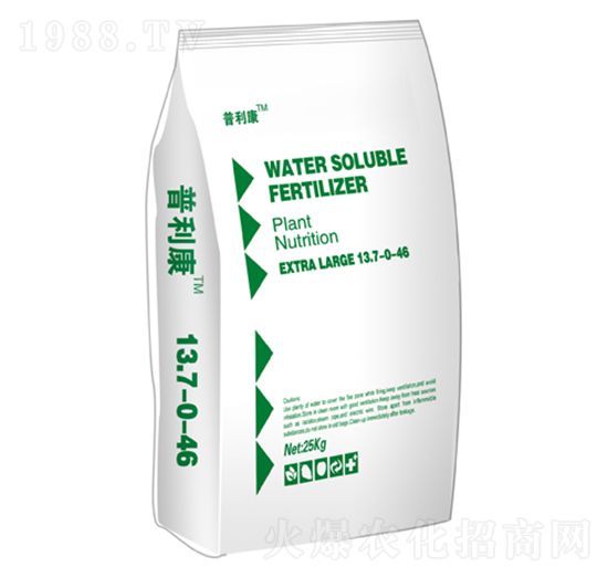 大量元素水溶肥料13.7-0-46-普利康-康冉國(guó)際