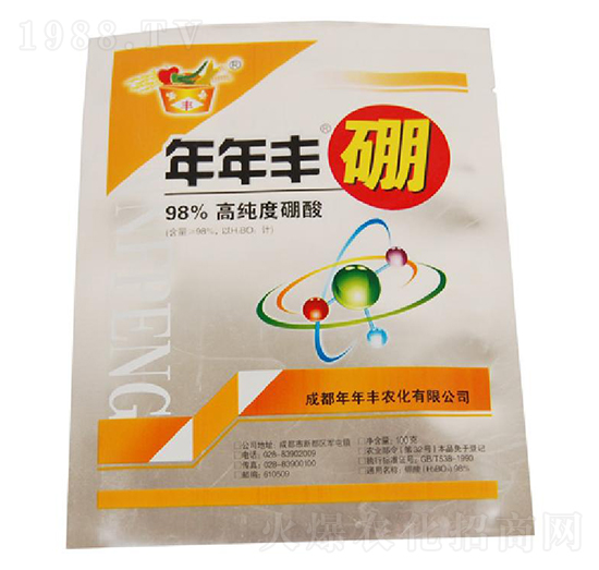 高純度硼酸-年年豐硼-年年豐生物