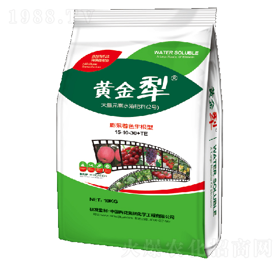 大量元素水溶肥（2號）15-10-30+TE-黃金犁-百花集團(tuán)
