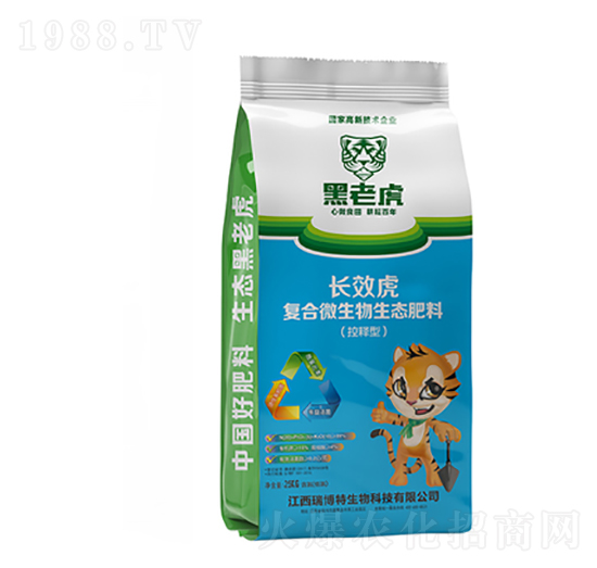 控釋型復(fù)合微生物生態(tài)肥料20-5-10-長效虎-億佳農(nóng)肥業(yè)