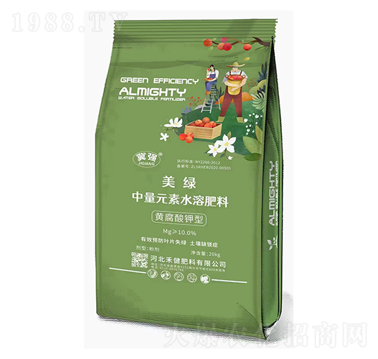 黃腐酸鉀型中量元素水溶肥料-美綠-冀強(qiáng)-禾健肥料