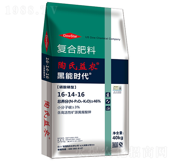 硝酸磷型復合肥料16-14-16-黑能時代-陶氏益農(nóng)