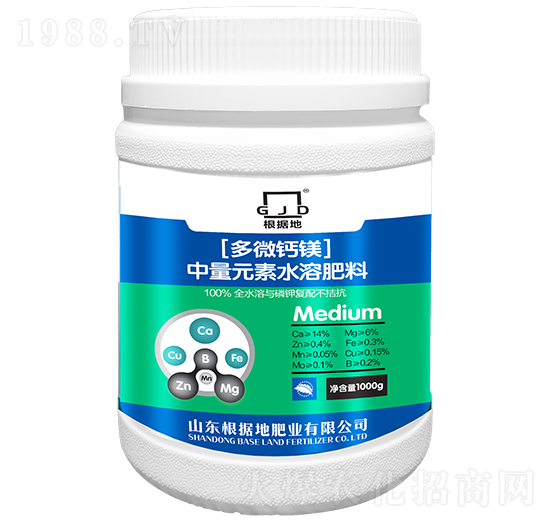 多微鈣鎂中量元素水溶肥料-根據(jù)地肥業(yè)