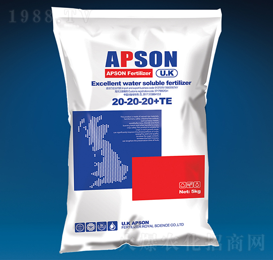 氨基寡糖大量元素水溶肥料20-20-20+TE-愛普生