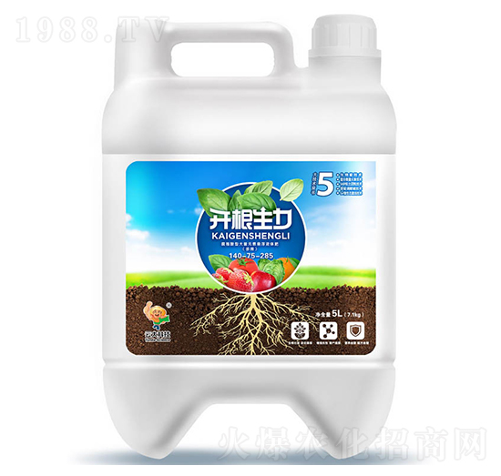 大量元素水溶肥料液體肥140-75-285-開根生力-云大科技