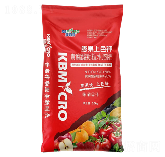 黃腐酸顆粒水溶肥-膨果上色鉀-康佰微