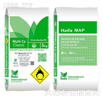 多功能性水溶肥13-6-24+Ca+TE-魔力鈣1號-海法科貿(mào)