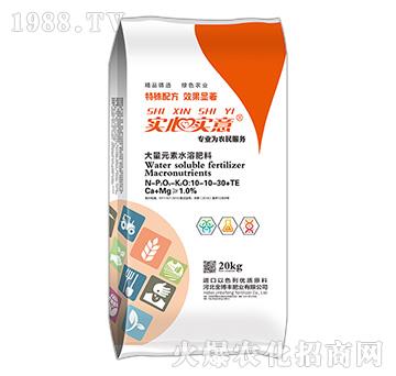 大量元素水溶肥料10-10-30+TE-實心實意-金博豐