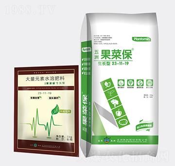 生長(zhǎng)沖施型大量元素水溶肥料23-11-19-果菜保-新維生物