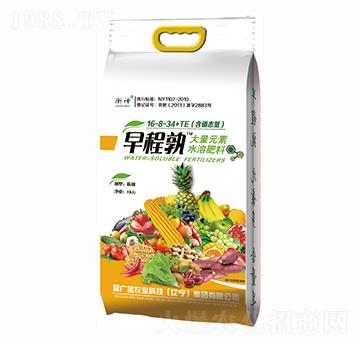 大量元素水溶肥料16-8-34+TE-早程熟-營廣寶
