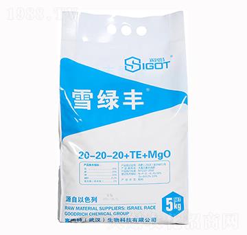 大量元素水溶肥20-20-20+TE+MgO-雪綠豐-賽固特
