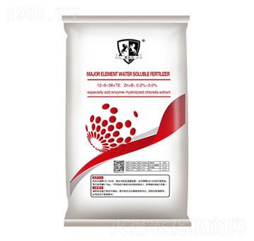 大量元素水溶肥12-6-38+TE-泓源生物