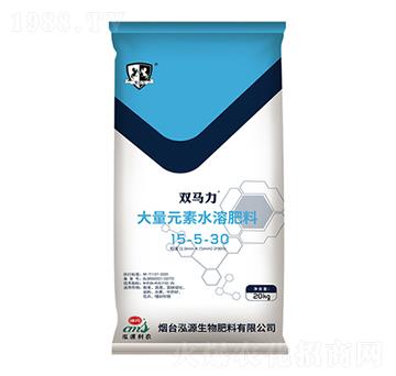 雙馬力大量元素水溶肥15-5-30-泓源生物
