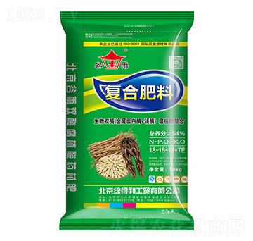 生物雙酶復合肥料18-18-18+TE-綠得利