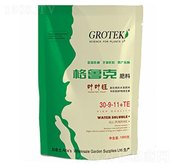 水溶肥料30-9-11+TE-葉葉旺-格魯克