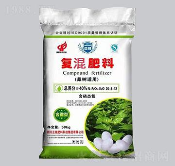 40%桑樹適用復(fù)混肥料20-8-12-凱基化工