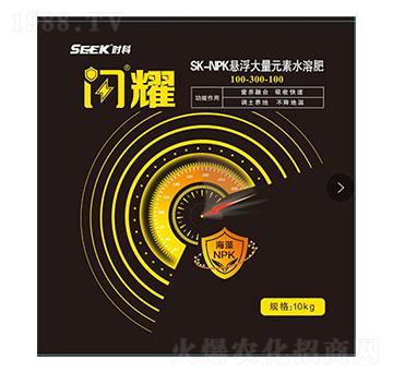 懸浮大量元素水溶肥100-300-100-閃耀-時科生物