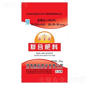 金皇冠牌復(fù)合肥20-10-10-隆科農(nóng)資