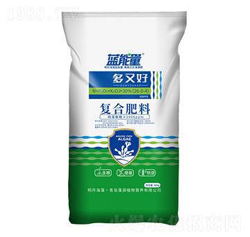 多又好復(fù)合肥料26-0-4-藍(lán)能量-藻源植物