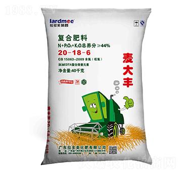 小麥專(zhuān)用復(fù)合肥料20-18-6-麥大豐-拉多美