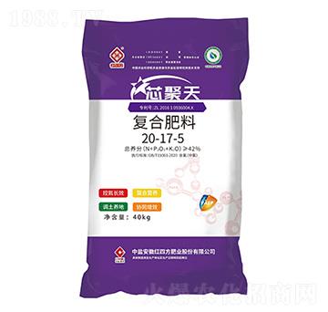 含聚天門(mén)冬氨酸復(fù)合肥料20-17-5-芯聚天-紅四方