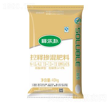 金裝控釋摻混肥料19-13-19-釋樂補-茂施肥料