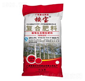 桉樹(shù)適用植物生態(tài)顆粒復(fù)合肥料18-8-10-桉寶-豐收肥業(yè)