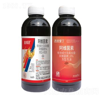 1.8%阿維菌素乳油（EC）-透皮愛丁+5%阿維菌素水乳劑-中基作物科學