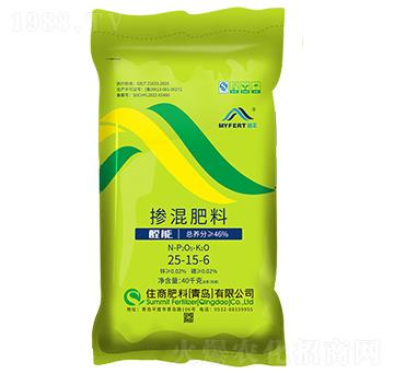 夢(mèng)豐控釋摻混肥25-15-6-住商肥料