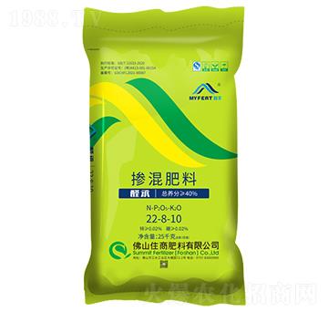 夢(mèng)豐控釋摻混肥料22-8-10-住商肥料